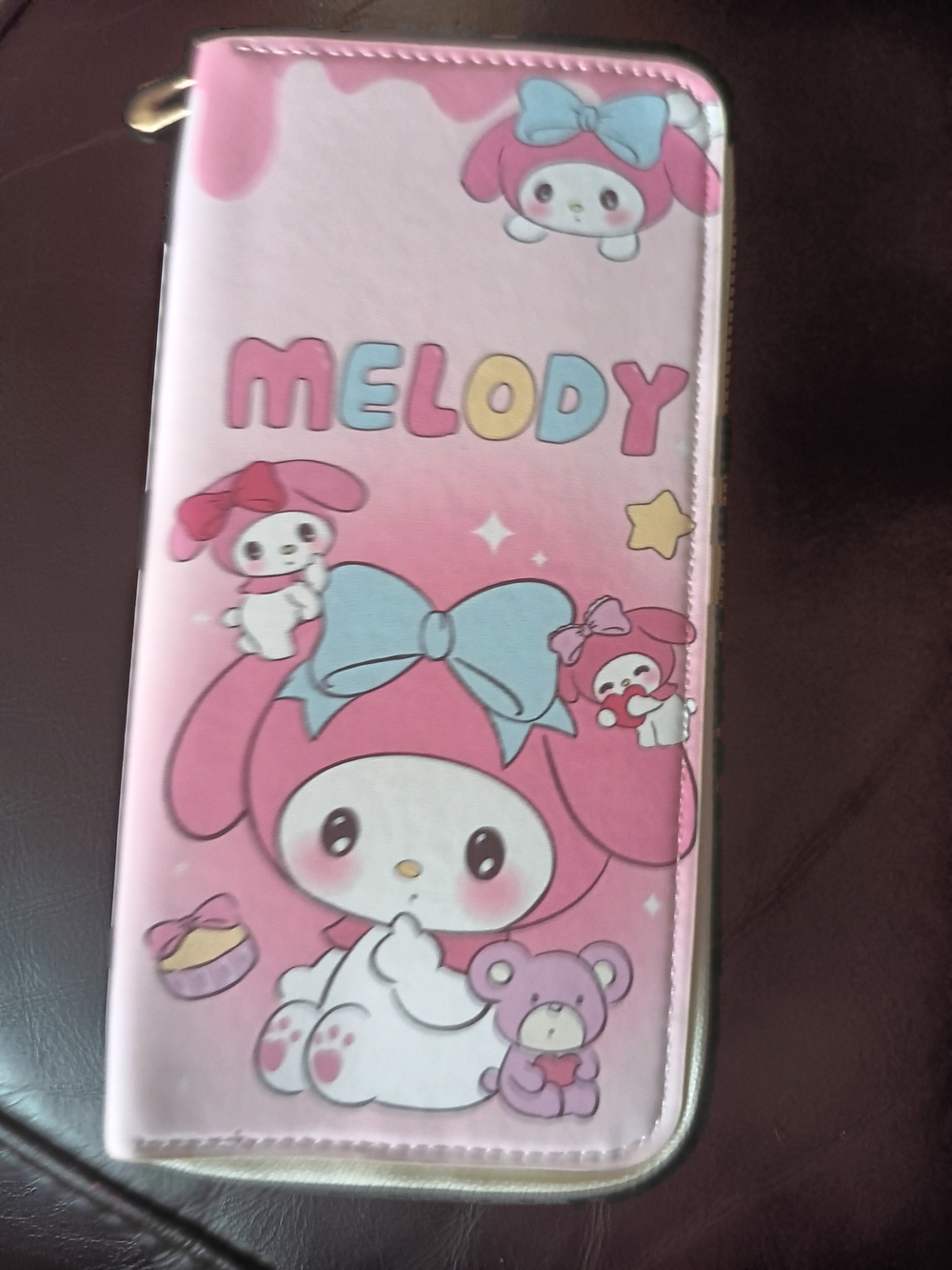 Sanrio Melody Pink clutch wallet